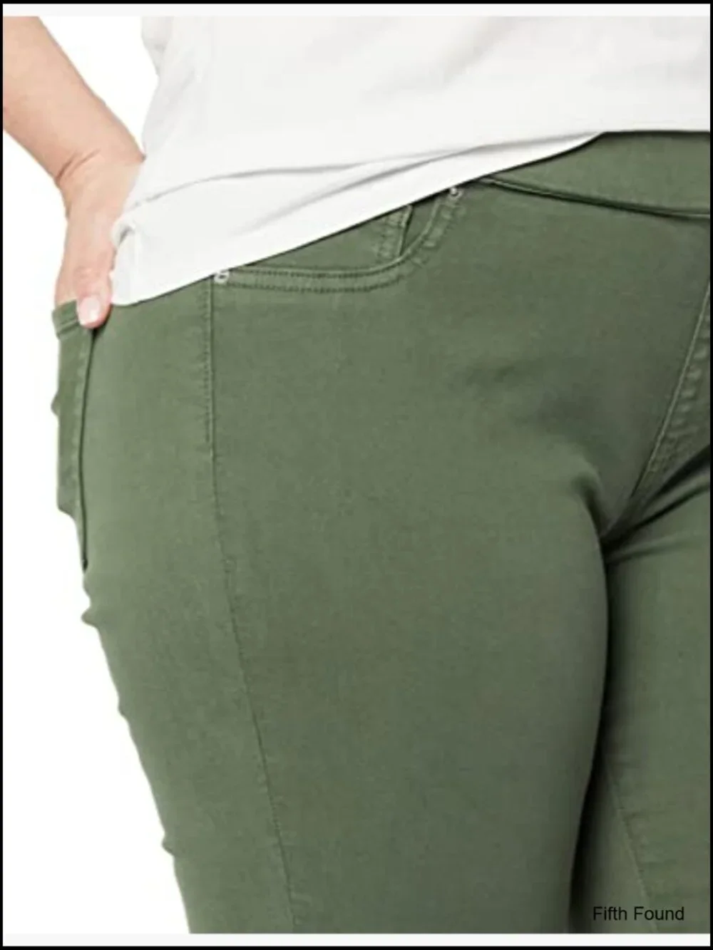Mid-Rise Skinny Jeggings with Pockets - Pull-On Stretch